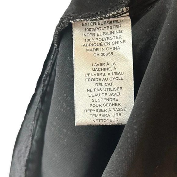 Reitmans Black & White Lace Trim V Neck Tank Top - Picture 6 of 7